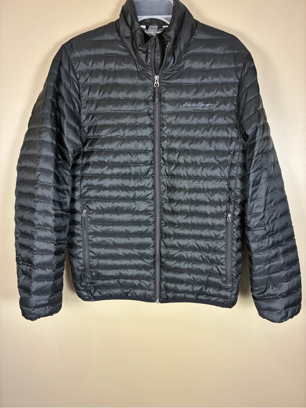 Eddie Bauer Men’s EB 700 Quilted Zipper Down Puffer Jacket
